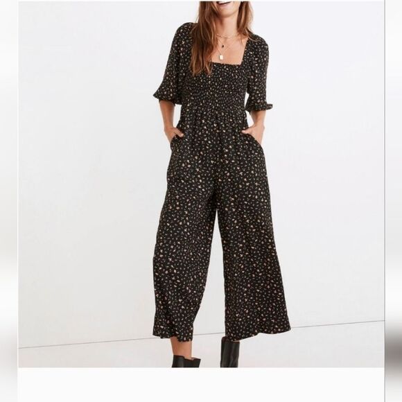 Madewell Pants - Madewell Lucie smocked jumpsuit